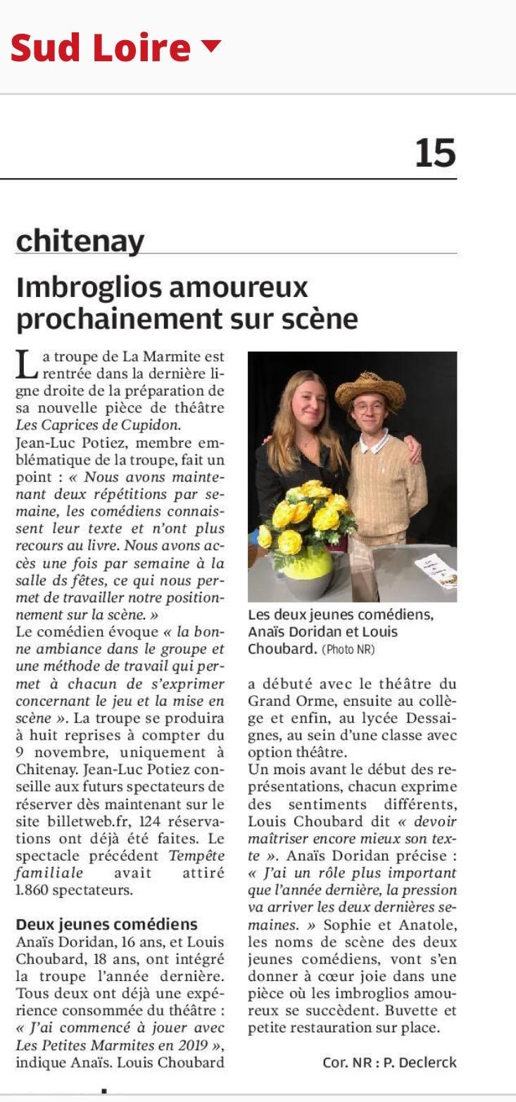 NR samedi 26 octobre 2024